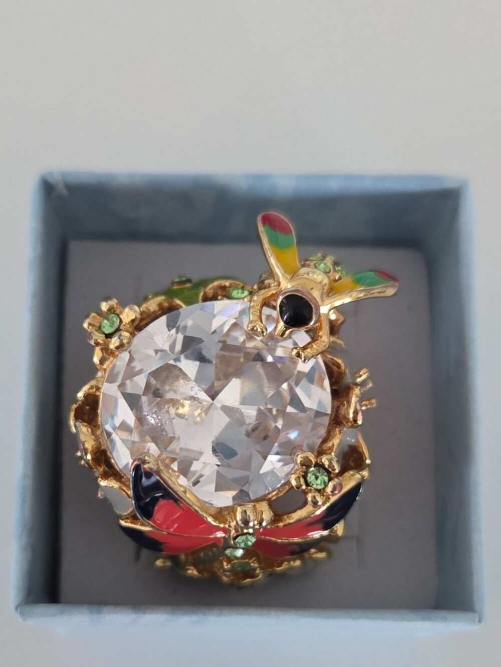 Large Butterfly Ring